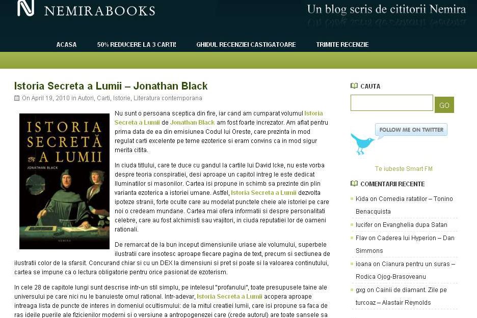 Concurs nou pe NemiraBooks – O carte cadou
