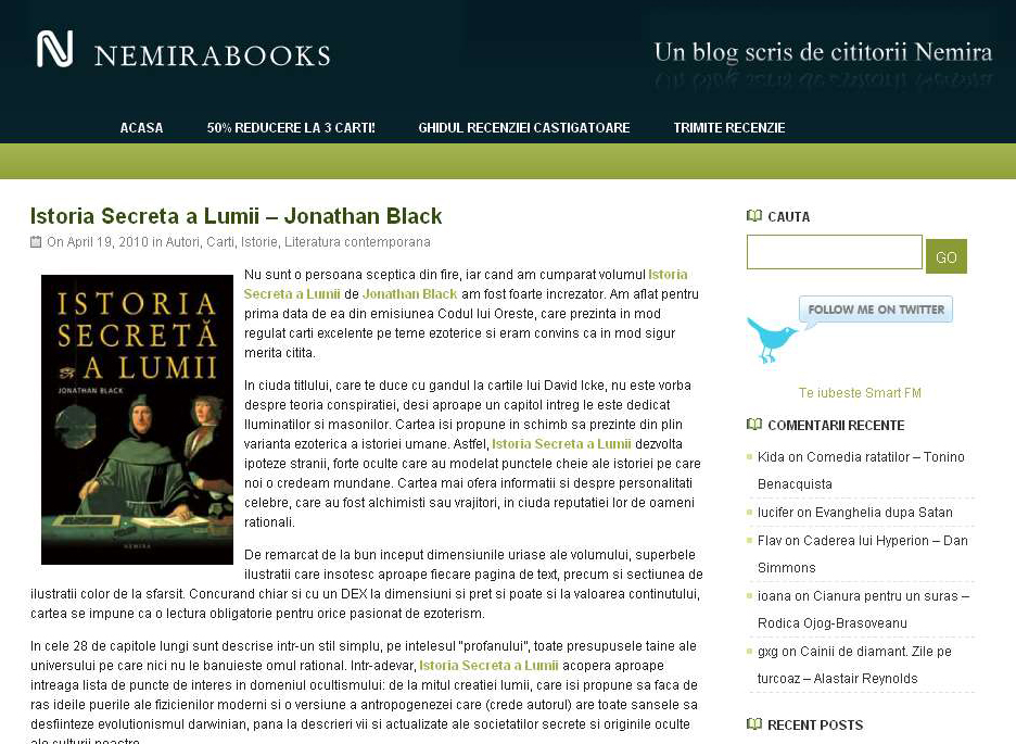 Concurs nou pe NemiraBooks – O carte cadou