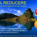 50% reducere pentru cititorii născuţi în august!