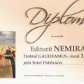 Nemira s-a clasat pe locul I, prin votul publicului, la Gaudeamus Timisoara
