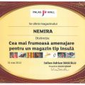 Librăria Nemira Iaşi: “Cea mai frumoasă amenajare pentru un magazin tip insulă”
