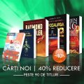 40% reducere la peste 90 de titluri