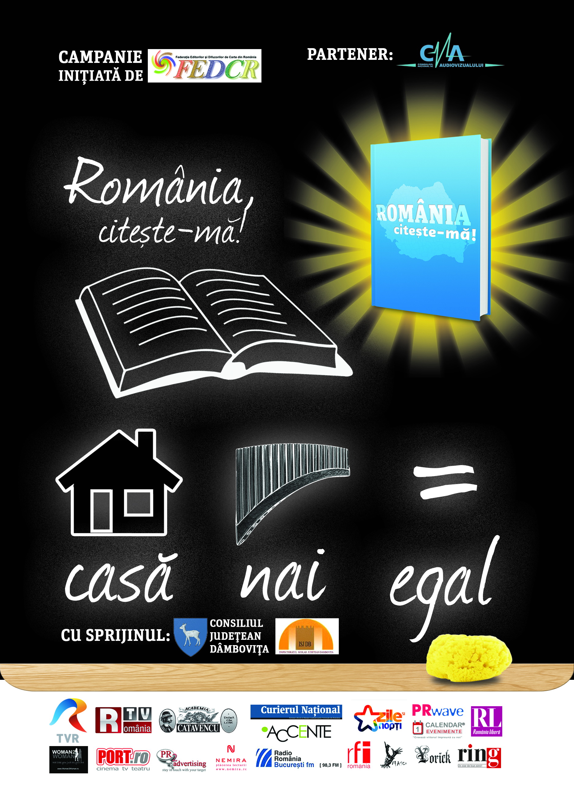 “România, citeşte-mă!”, campanie naţională de încurajare a lecturii