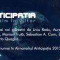 Cele mai noi povestiri numai în Almanahul Anticipaţia 2013!