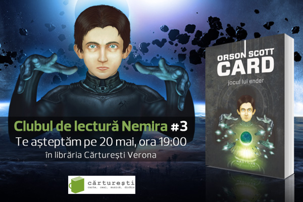 Clubul de lectură Nemira #3 îşi aşteaptă cititorii cu „Jocul lui Ender”