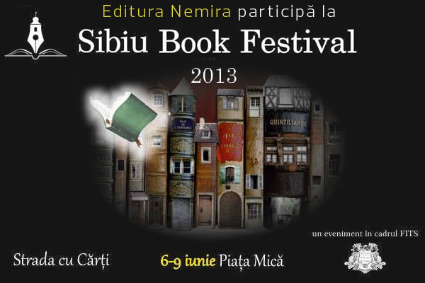 Editura Nemira îşi aşteaptă cititorii la Sibiu Book Festival 2013
