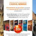 Librăriile Nemira din Cluj şi Iaşi te aşteaptă cu reduceri de 50% !