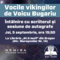 Întâlnire cu scriitorul Voicu Bugariu şi sesiune de autografe la Librăria „St.O.Iosif” din Braşov