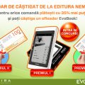Câştigătorii concursului Nemira (Premii: E-reader Evolio şi vouchere de cumpărături)