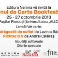 Lansări de carte la Salonul de Carte Bookfest Iaşi: „Jung. Îndrăgostit de suflet” de Lavinia Bârlogeanu şi „Richter 8.9” de Andrei Călăraş