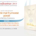Volumul de poezii ”111 cele mai frumoase poezii” de Nichita Stănescu se lansează la Gaudeamus 2013