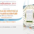 Volumul ”Sunetul de referință și arca muzicii occidentale” de Mircea Tiberian se lansează la Gaudeamus 2013