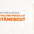 Concurs: Ce înseamnă pentru tine poezia lui Nichita Stănescu?