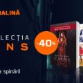 Când suspansul face toţi banii: 40% reducere la titlurile acestei colecţii!