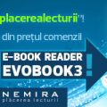 Concurs: câştigă un eReader Evobook 3 cu Nemira!