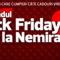 Al doilea weekend Black Friday se instalează pe nemira.ro!