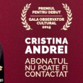 Pariul literar al lui Valentin Nicolau, confirmat: Cristina Andrei câştigă Premiul Observator Cultural pentru debut