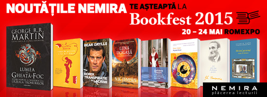 10 noutăţi Nemira la Bookfest 2015. Şi tot atâtea motive să nu lipseşti de la standul nostru