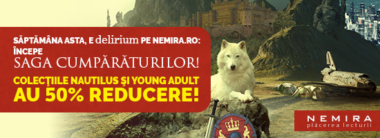Colecţiile Nautilus şi Young Adult lovesc din nou: acum cu 50% reducere pe nemira.ro!