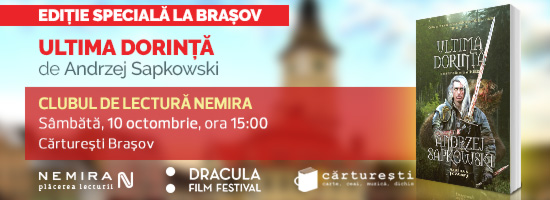 Clubul de lectură Nemira porneşte în deplasare: The Witcher vine la Braşov!