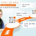 Bogdan Munteanu duce volumul ”Ai uitat să râzi” la Brașov și Sibiu!