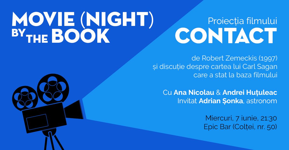 Movie night by the book – proiecţie Contact