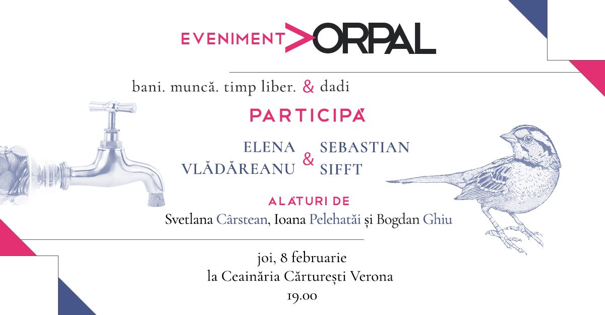 Seară de poezie Vorpal – cu Elena Vlădăreanu și Sebastian Sifft