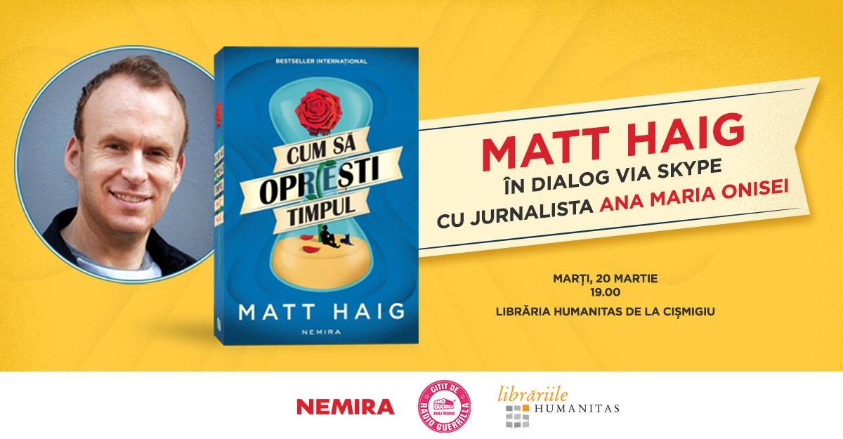 Bestsellerul internațional „Cum să oprești timpul” are BOOK TRAILER!