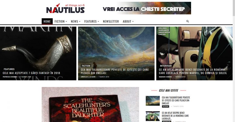 Revista Nautilus se relansează online pe revistanautilus.ro!