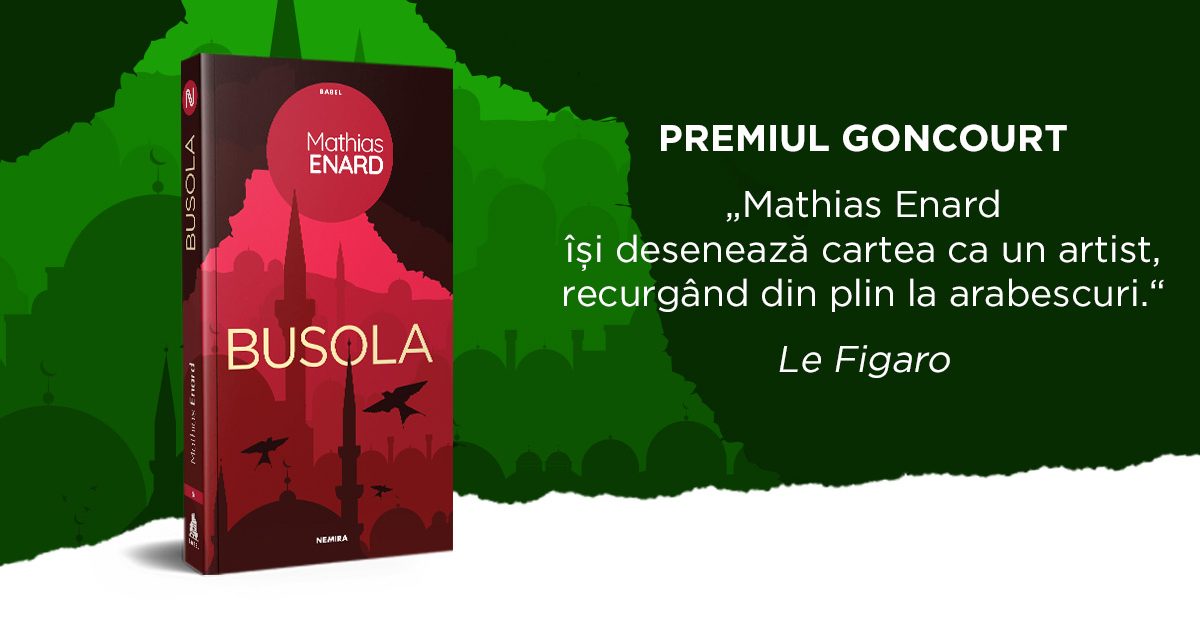 „Busola”, roman câștigător al premiului Goncourt, apare la editura Nemira