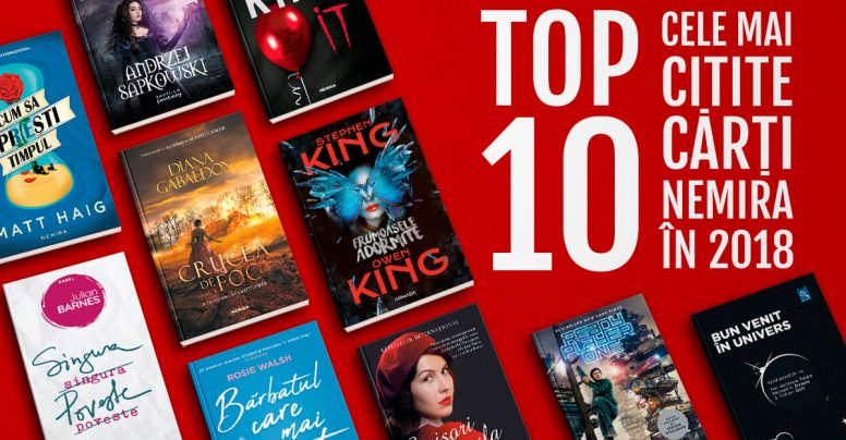 Top 10 cele mai citite cărți Nemira în 2018