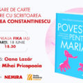 Jurnalista Ioana Bâldea Constantinescu în turneu de lansare a cărții „Poveste pentru Maria”