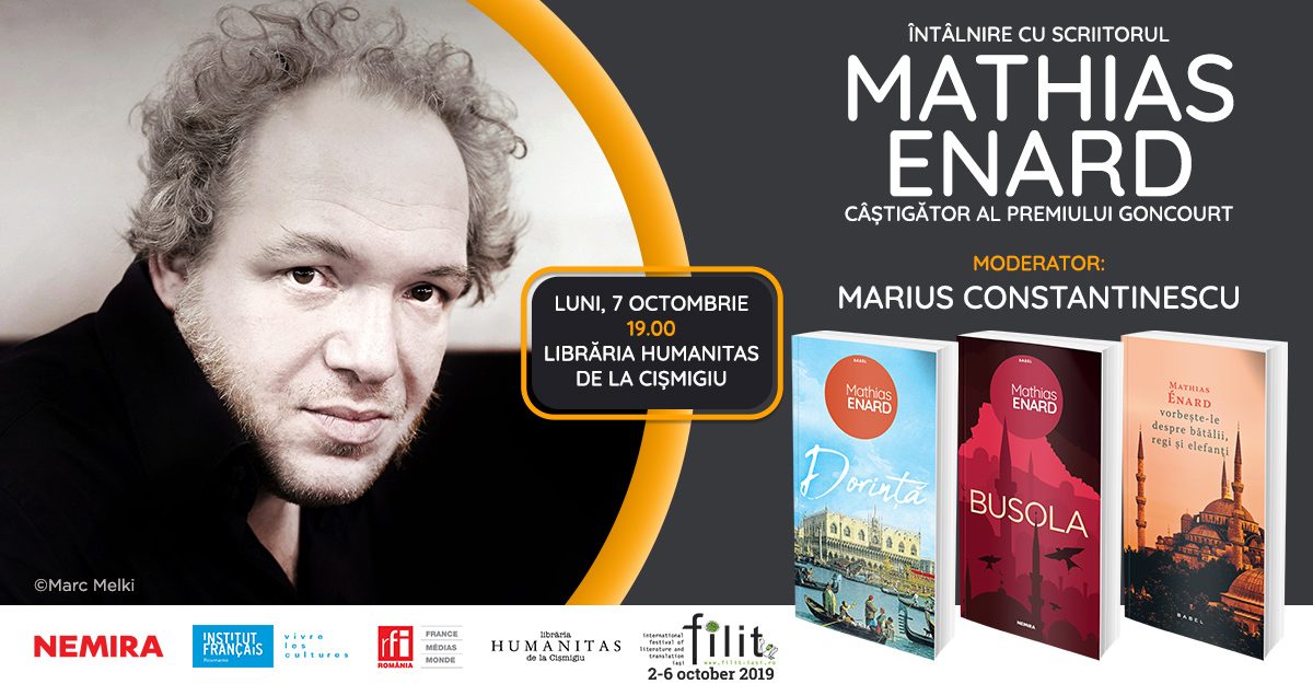 Romanul „Dorință”, de Mathias Enard – lansat în prezența autorului, luni, 7 octombrie [fragment]