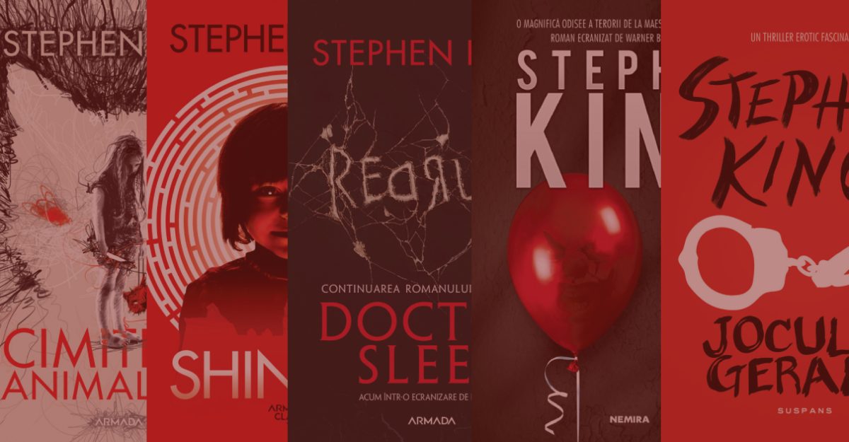 Top 5 cărți horror de Stephen King pe care să le citești cu becul stins