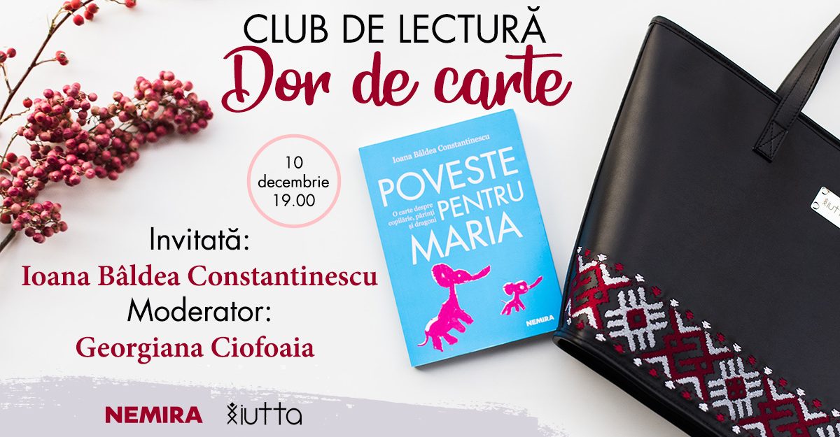 Dor de carte – un club de lectură marca Iutta și Nemira