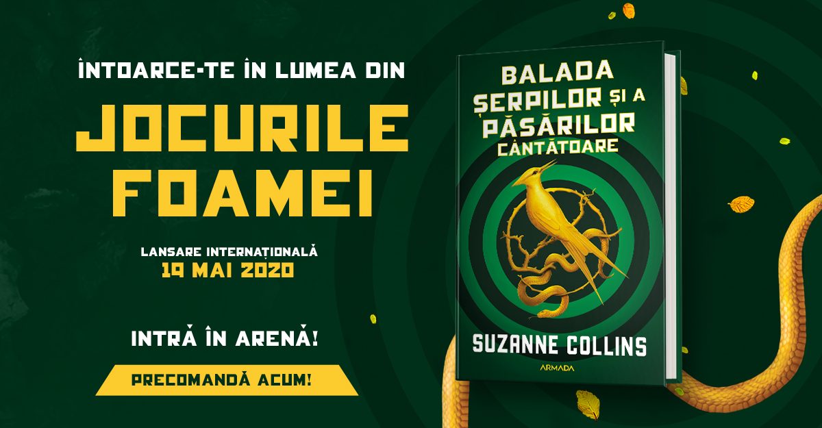 EXCLUSIV: Un nou roman din seria Jocurile Foamei, de Suzanne Collins, apare în Armada