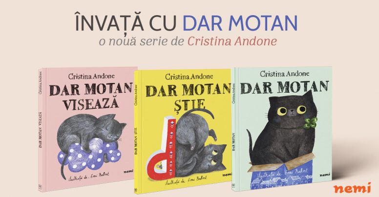 O nouă serie pentru copii de la Cristina Andone: Dar Motan