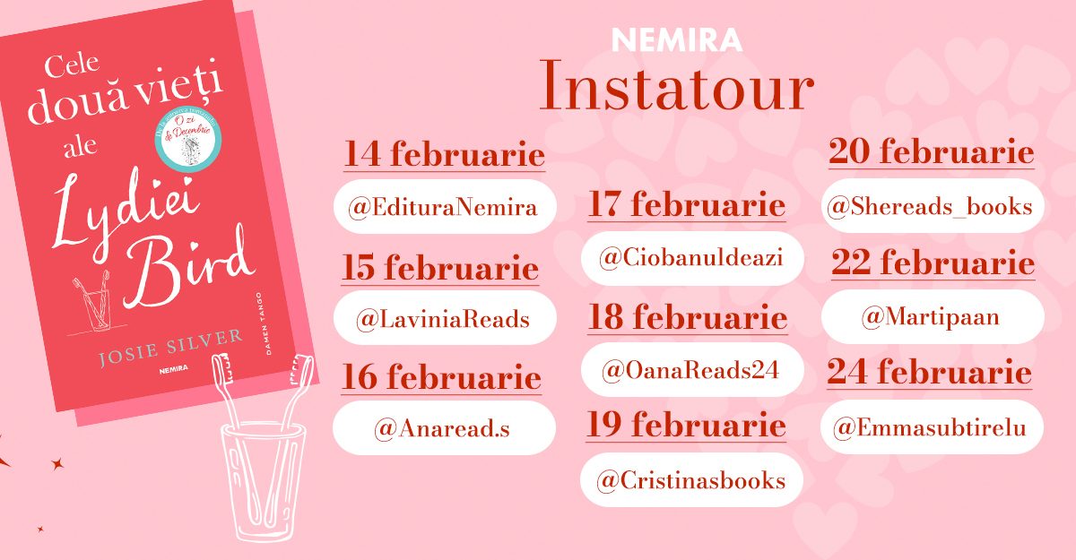 Instatour: „Cele două vieți ale Lydiei Bird”, de Josie Silver