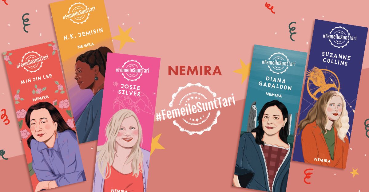 5 semne de carte și wallpapers pentru telefon cu 5 scriitoare Nemira