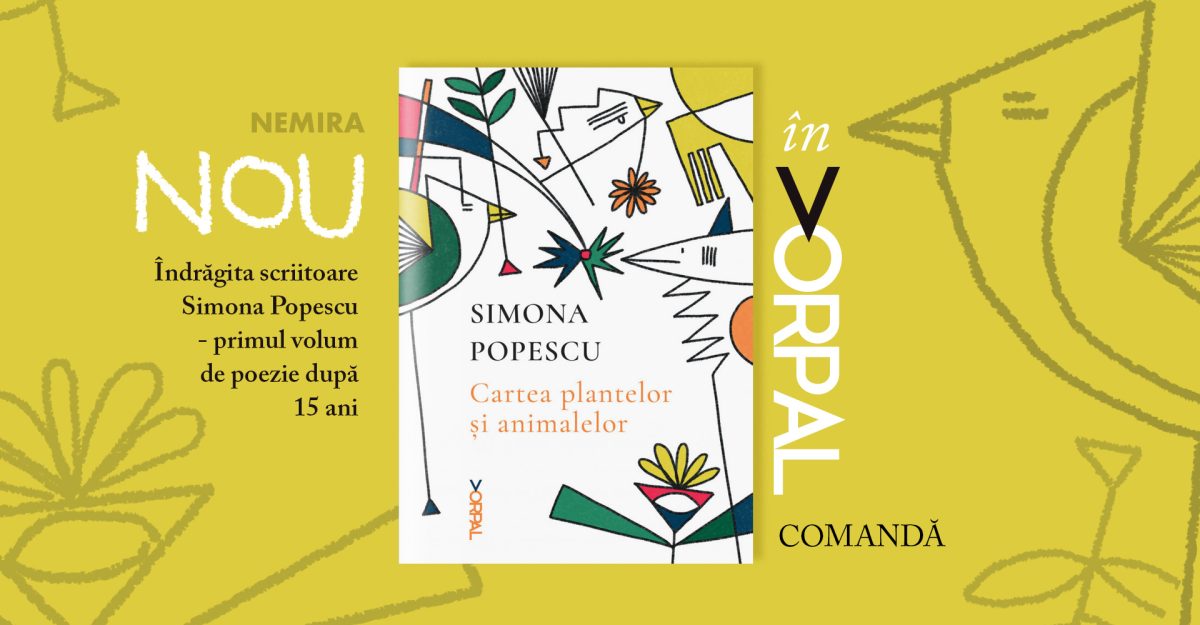 Îndrăgita scriitoare Simona Popescu – primul volum de poezie după 15 ani