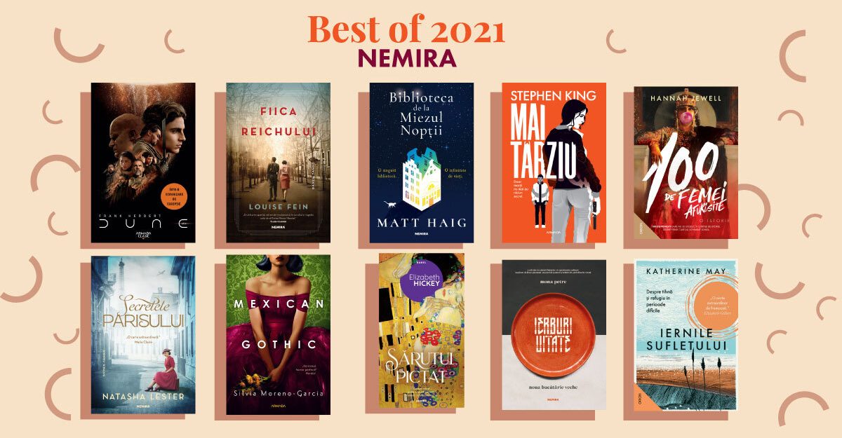 Best of 2021: top 10 cele mai căutate cărți Nemira