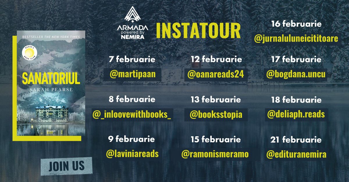 Instatour „Sanatoriul”, de Sarah Pearse