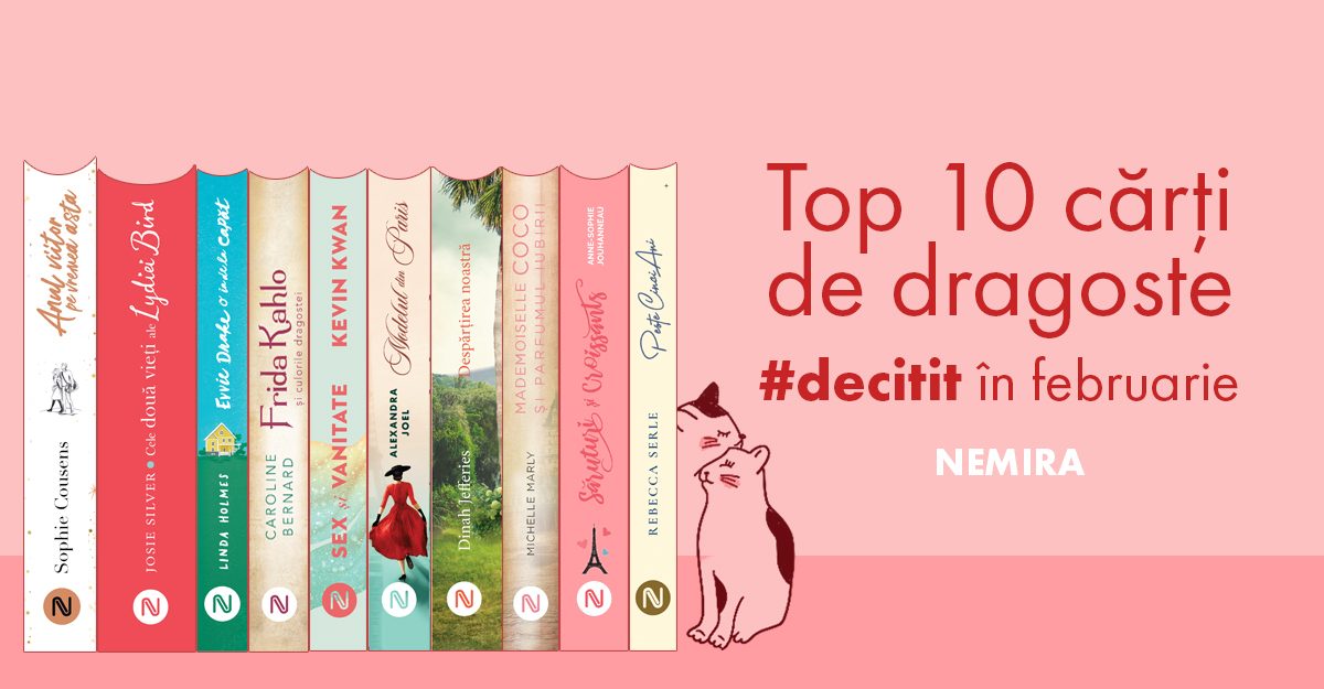 Top 10 recomandări de lectură pentru #lunaiubirii