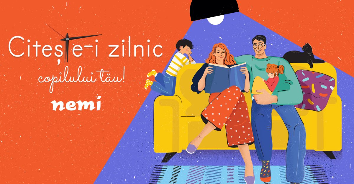Editura Nemi dă startul campaniei Citește-i zilnic copilului tău!