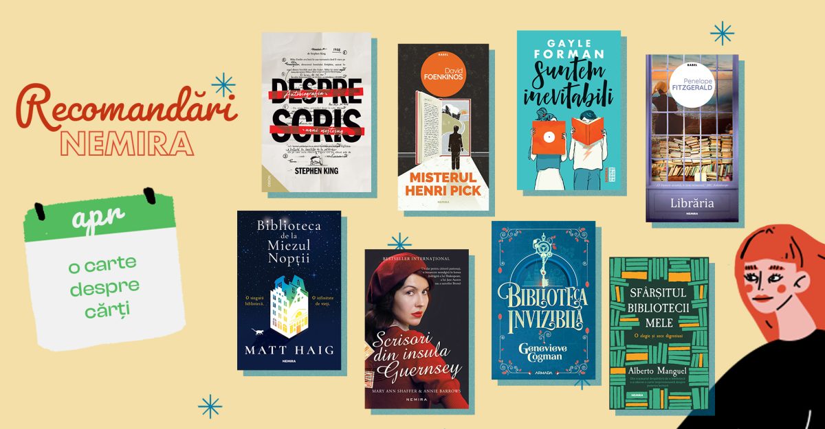 #ReadingChallenge aprilie: Recomandări de cărți despre cărți
