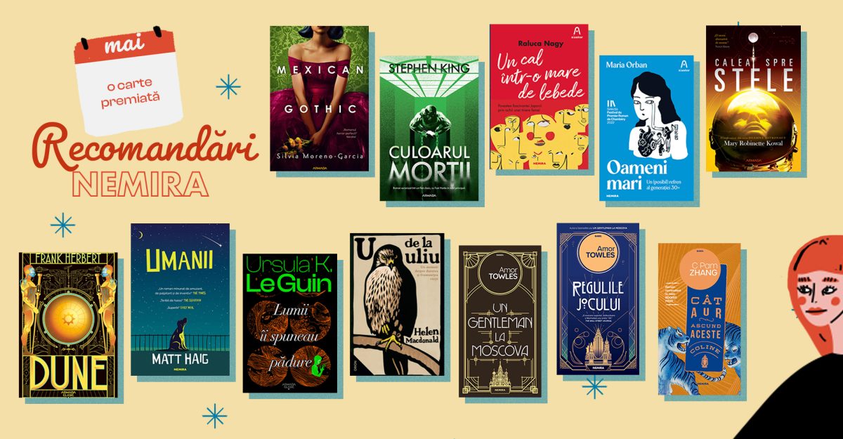 #ReadingChallenge mai: Recomandări de cărți premiate