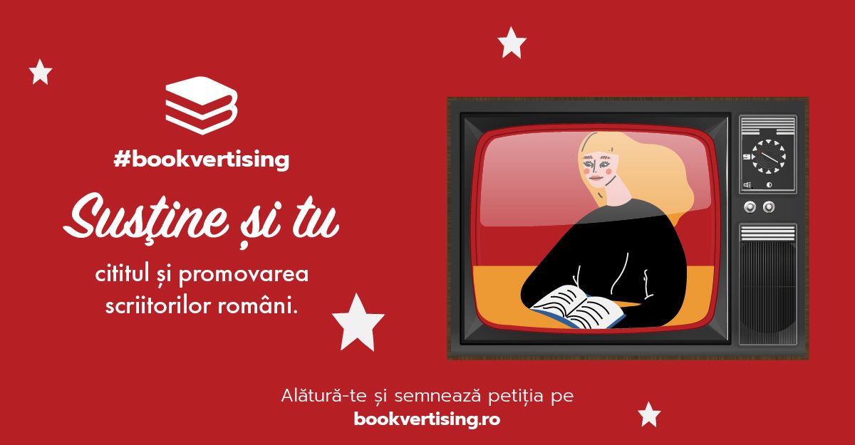 În cadrul Bookvertising, editura Nemira lansează o petiție pentru introducerea unui mesaj de interes public la TV