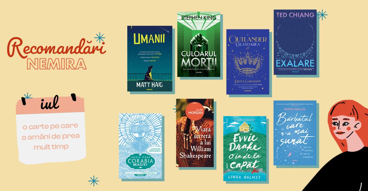 #ReadingChallenge iulie: cărți pe care le amâni de prea mult timp