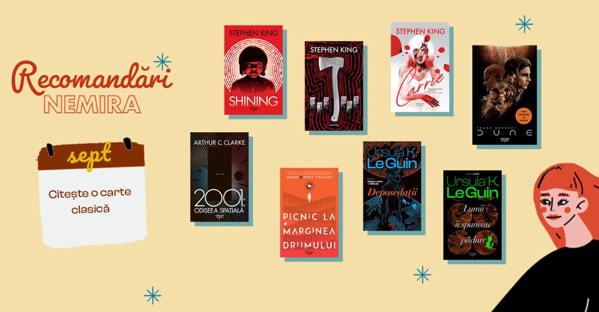 #ReadingChallenge septembrie: citește o carte clasică