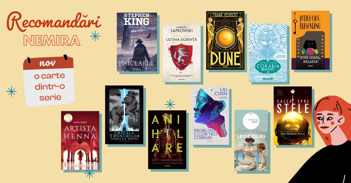 #ReadingChallenge noiembrie: Citește o carte dintr-o serie